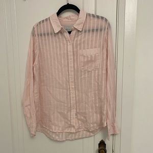 Rails pink button up